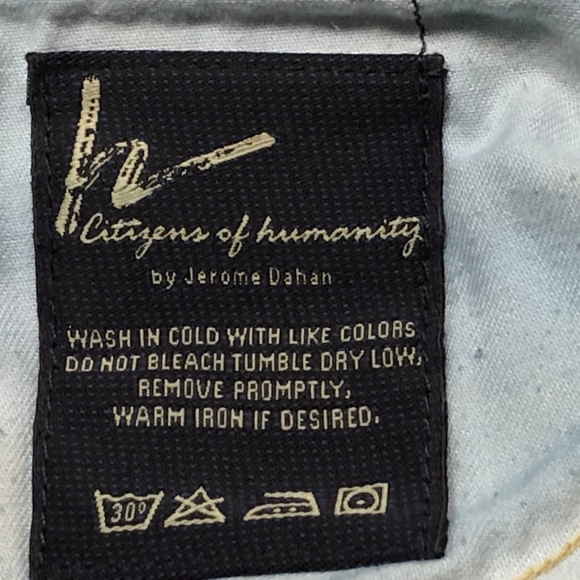 Citizens of Humanity Straight Cut Jeans Size 29 - Picture 5 of 7